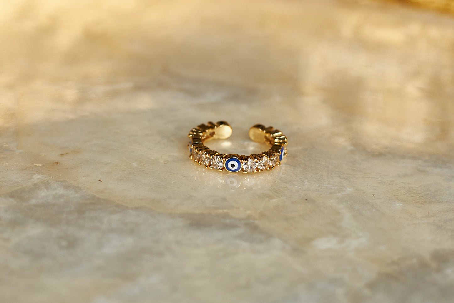 Protective Eye Ring- 18k Gold